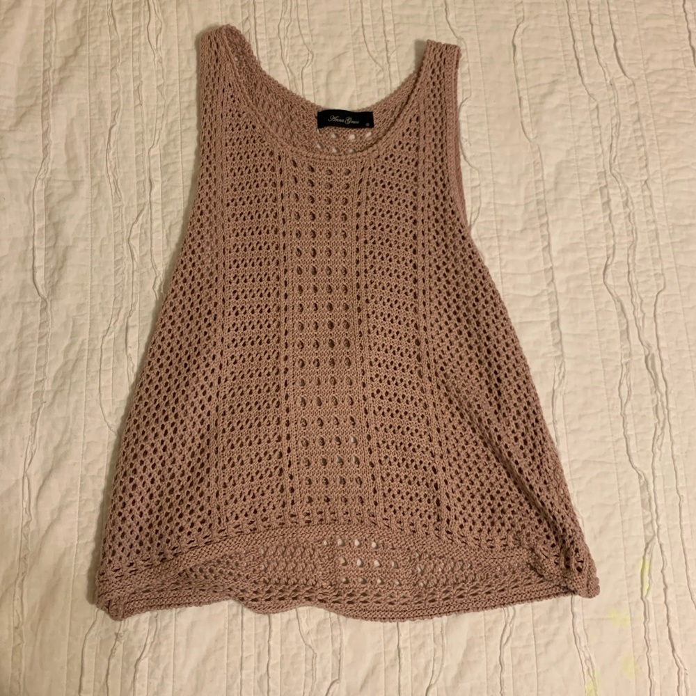 pink/purple tank top